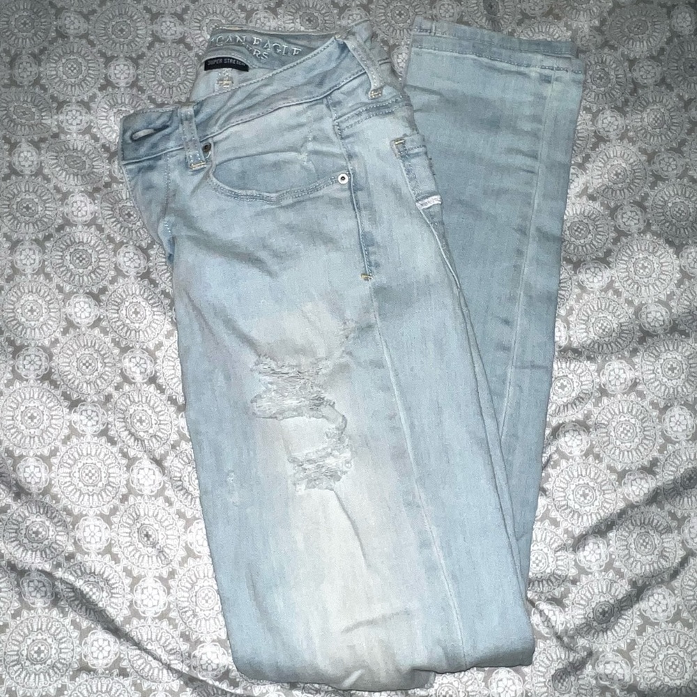 American Eagle Ripped Skinny Jeans